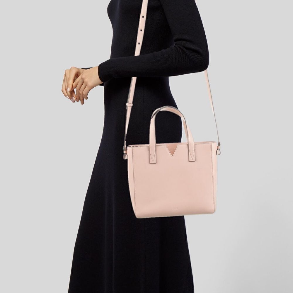EUCโVinceย NudeโLeatherโCrossbodyโBag
